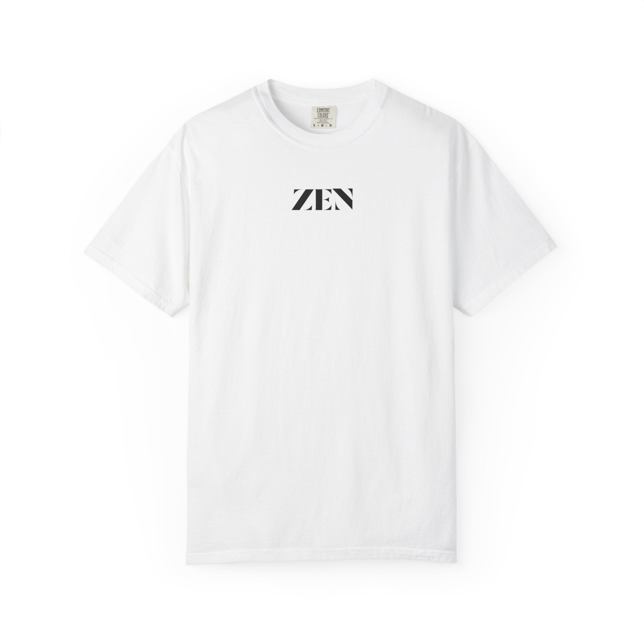 Zen Minimalist T-Shirt — Chest Logo Relaxed Tee