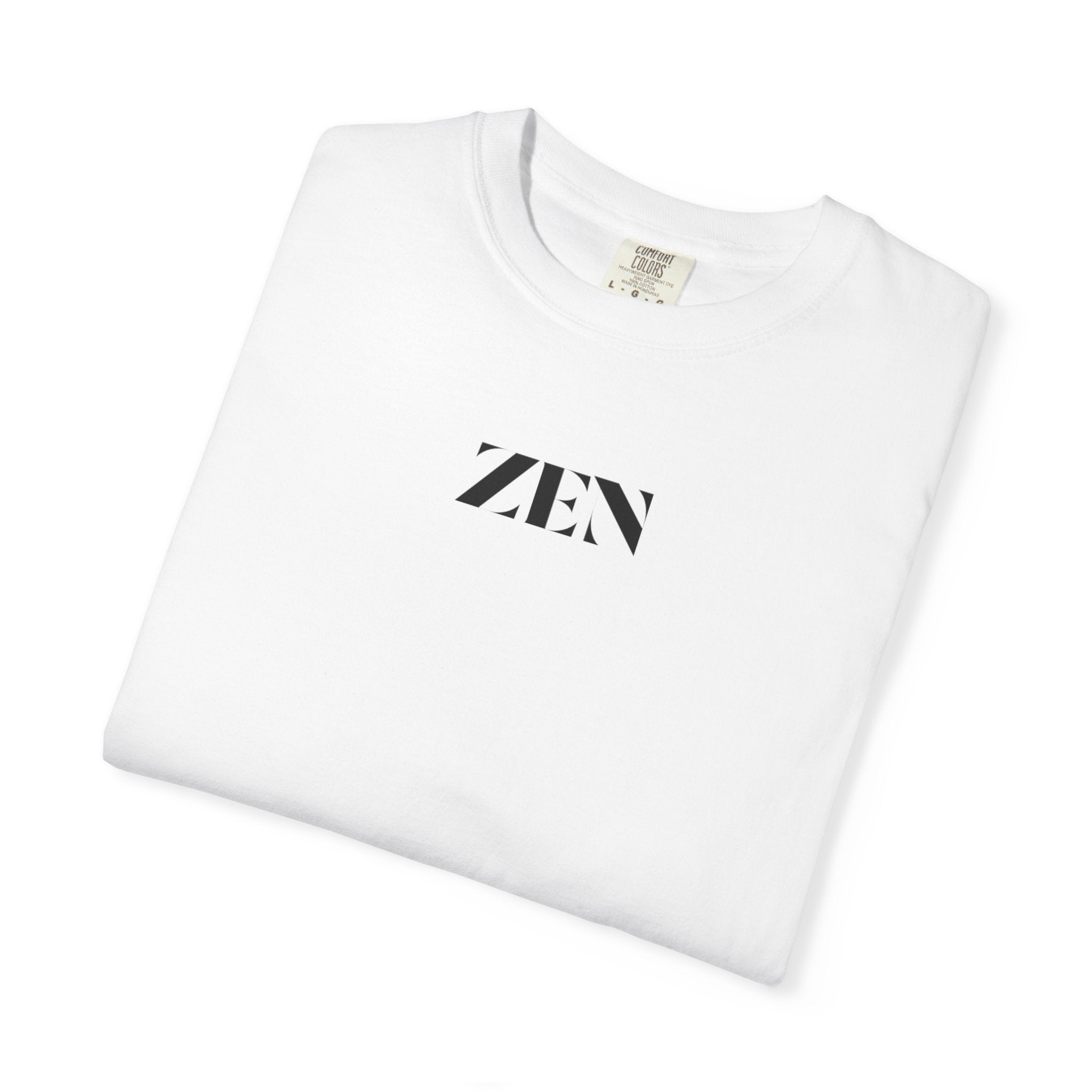 Zen Minimalist T-Shirt — Chest Logo Relaxed Tee